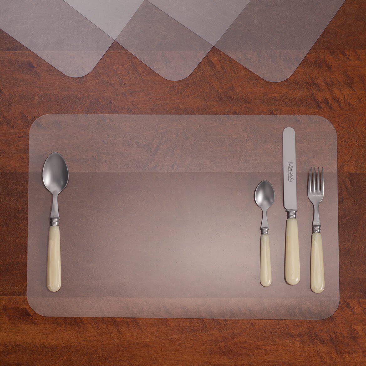 PP Transparent Table Mat Coaster – Children s Dining and Picnic Mat for Outdoor Camping
