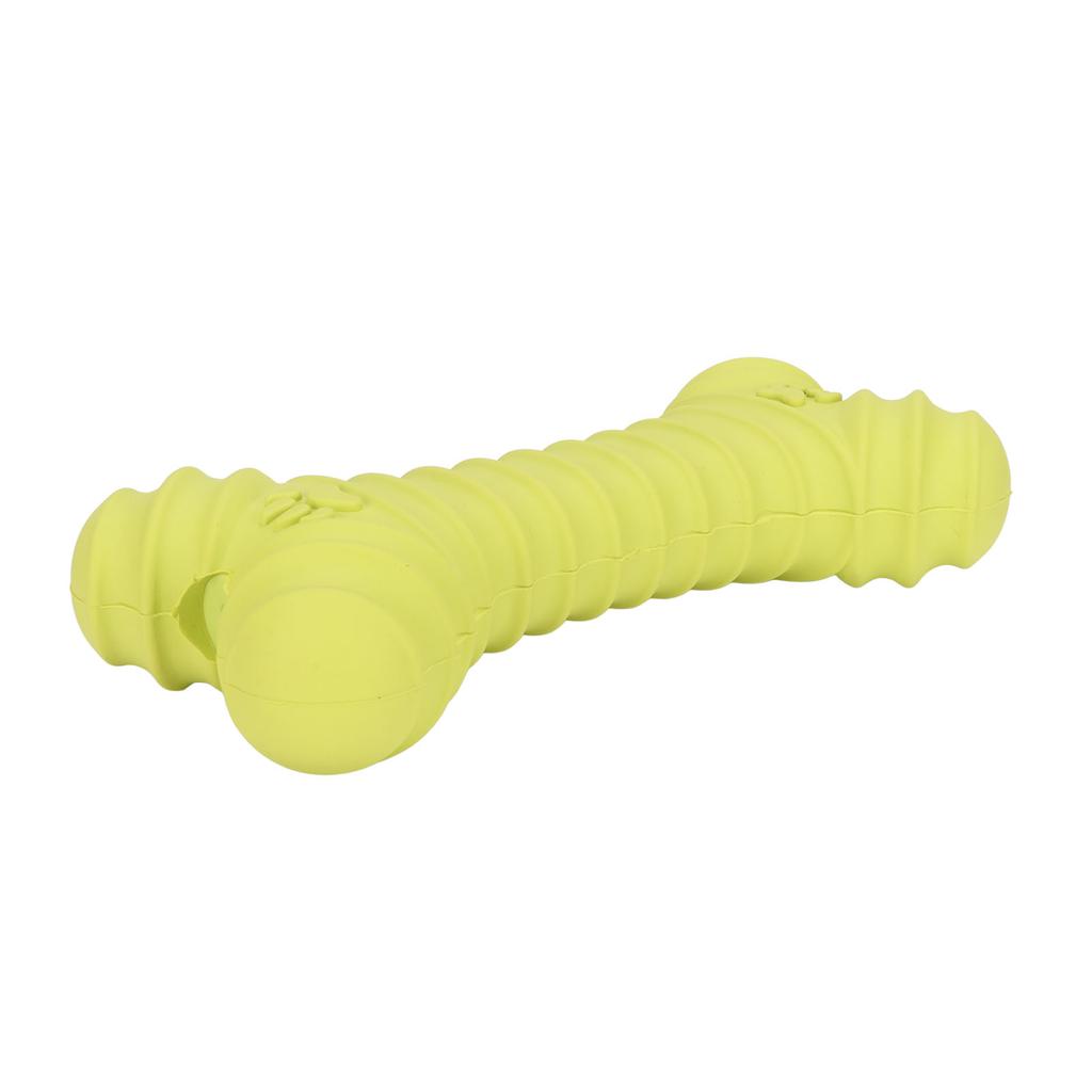 Dog Chew Toy Puppy Teething Bone Latex Teether Squeaky Comfortable Chewing for Pet Chewer