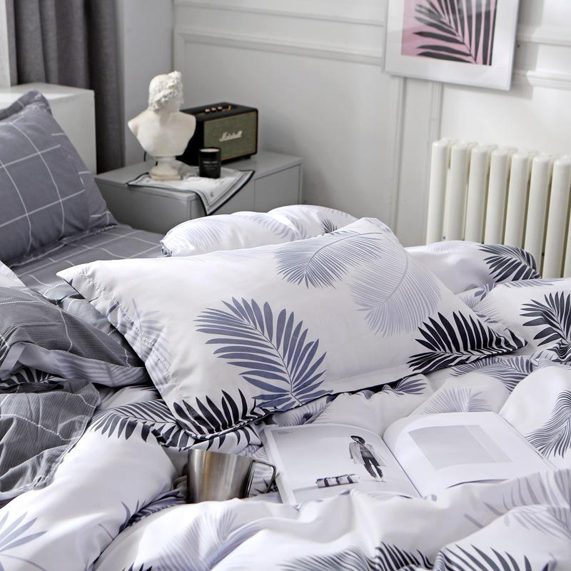 48x78 Weicher Atmungsaktiver Gewaschener Kissenbezug für Erwachsene