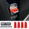 4 buc Pad Amortizor Șoc Blocare Ușă Mașină Silicon Anti-Vibrații Amortizor Silențios Protector Cataramă Blocare Ușă