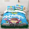 3D Cartoon DR S-Slump Arale Bedding Set King Twin Double Microfiber Duvet Cover Sets for Kids