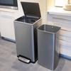 Jinke Stainless Steel Foot Pedal Commercial Trash Can