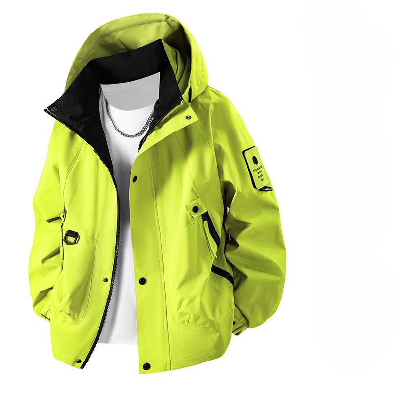 

Shock-up Jacket for Men and Women New Spring and Autumn Outdoor Windproof Jacket Super Beautiful American Hard Shell Hiking Suit 3XL