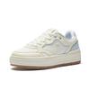 Anta Bright Moon Synthetic Leather Low Top Skateboard Shoes Women's White Ice Blue 122548032-3