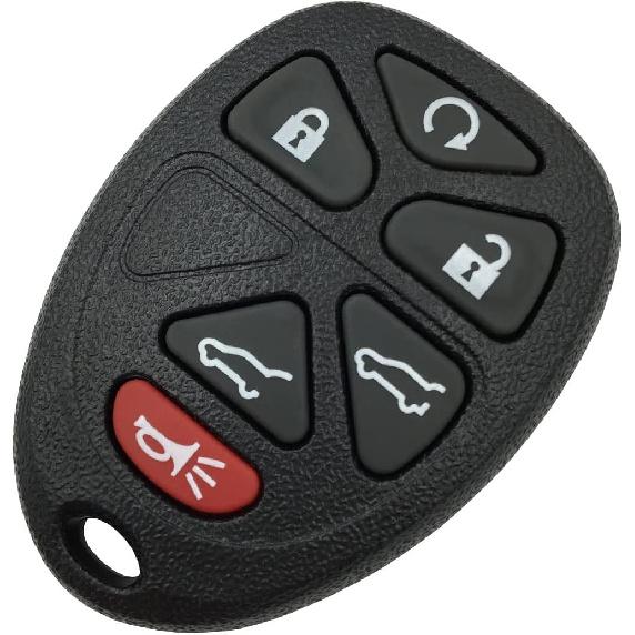 Keyless Entry Remote Control Key Fob Shell Case Replacement Fit for Chevy Suburban Tahoe Traverse GMC Pontiac Saturn Suzuki Cadillac Buick (6