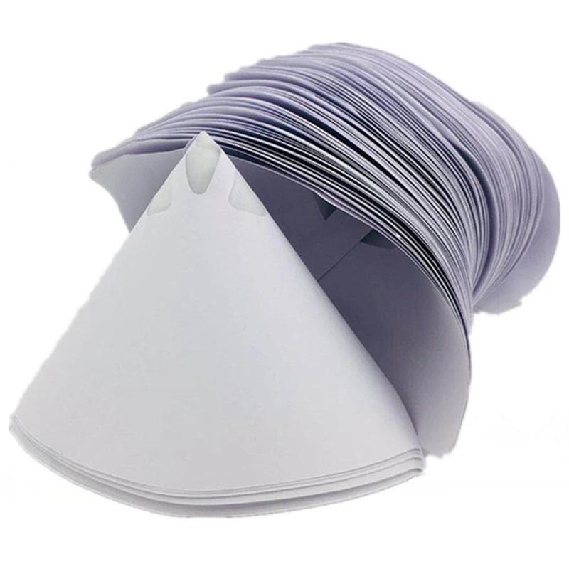100Pcs Paint Mesh Paper Filter Purifying Straining Filter Funnel Disposable Auto Spray Paint Tool Conical Nylon Micron Funnel