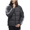 Adidas Neo Colorblock Large Logo Reversible Down Jacket Men Outerwear Black H45282