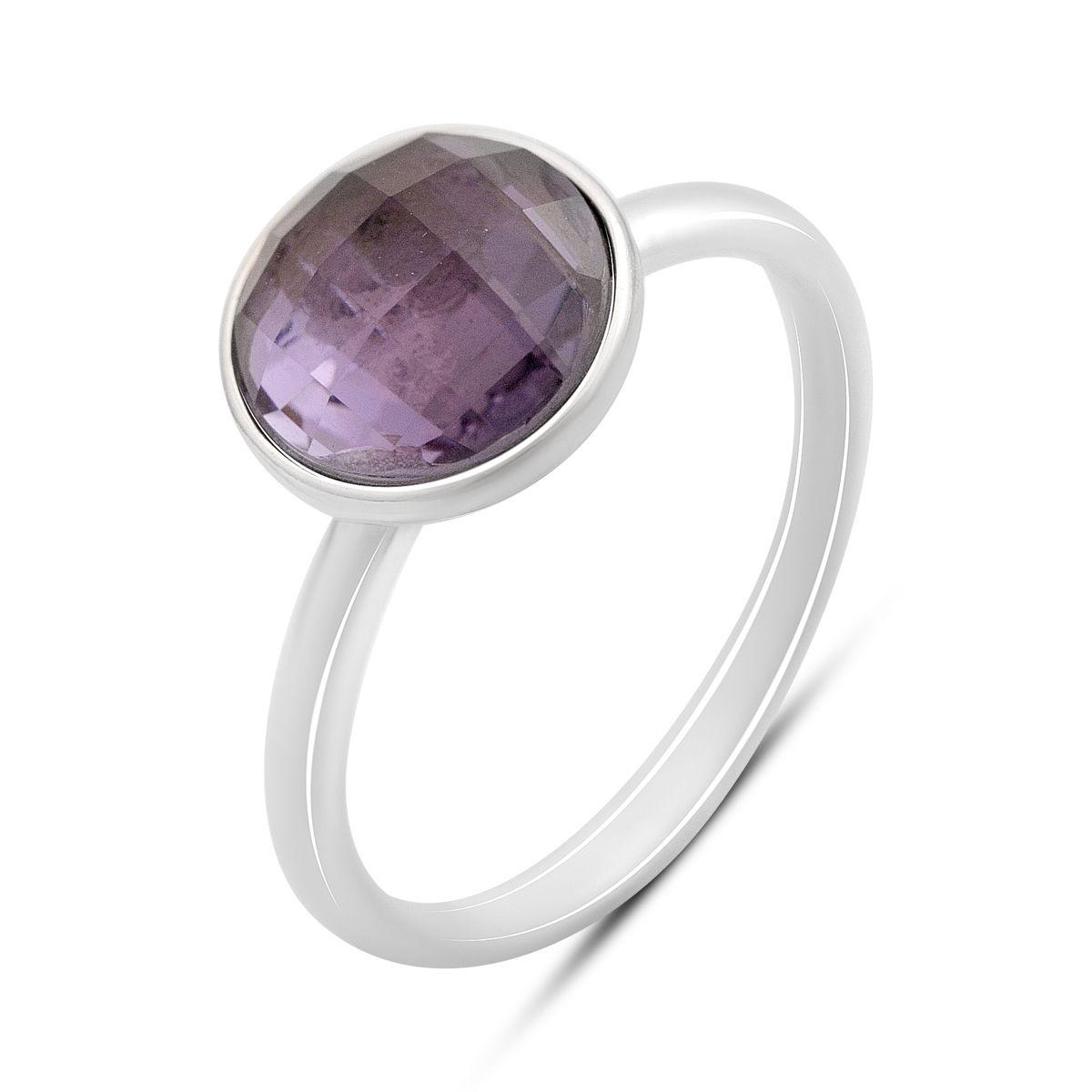 

Silver ring with cubic zirconia, item weight 2.81 g (60002395) 16.5 білий