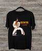 NEUES Elvis Presley Hawaii Kurzarm Schwarz Alle Größen T-Shirt AE238 Unisex T-Shirt
