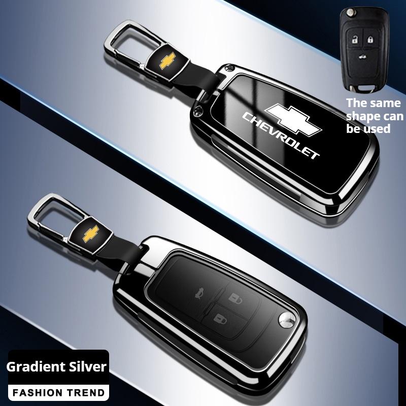BODCA1 Zinc Alloy Car Key Case Cover Fit For Chevrolet Trailblazer Blazer Chevy Malibu Camaro Cruze Traverse Sonic Volt Car Accessories