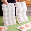 1Pc Silicone Heart-Shaped Baking Mold, Diamond-Cut Heart Mousse Mold, Fondant Baking Tool,Valentine’s Day Chocolate Mold
