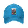 Dequavious Pork ruft Sonne Baseballkappe Fitted Retro Unisex Unisex Gewaschen Hip Hop Hüte Sonnenschutz Outdoor Sport Baseballkappen