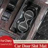 Car Door Groove Mat For Chery Exeed VX 2021 Anti-slip Cup Pad Rubber Rugs Slot Hole Interior Car-styling Accessories 17PSC