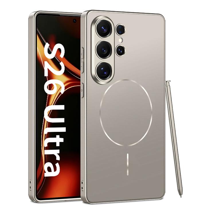 AG‑Craft Skin‑Feel Full‑Coverage Magnetic Anti‑Fingerprint Ultra‑Thin Phone Case For Samsung Galaxy S26 Ultra 5G