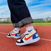 Nike Court Borough Low Grade School 'Black Orange Blue' (Unisex) Kids' Skateboarding Shoes DV9113 181