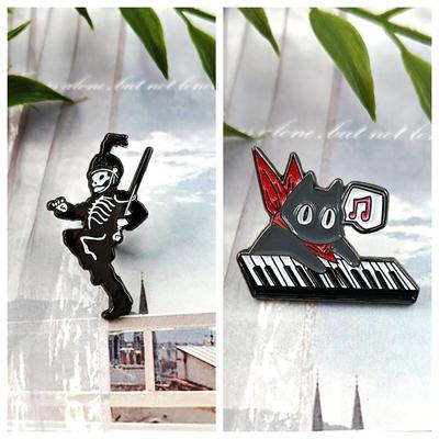Adorable Romantic Anime Enamel Pin - Cute Badge for Backpack Decoration