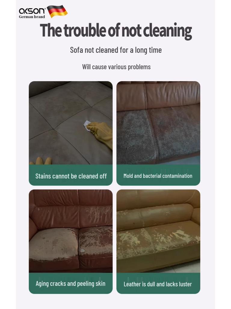 Leather Sofa Cleaner & Conditioner: Stain Remover & Maintenance Oil for Genuine Leather