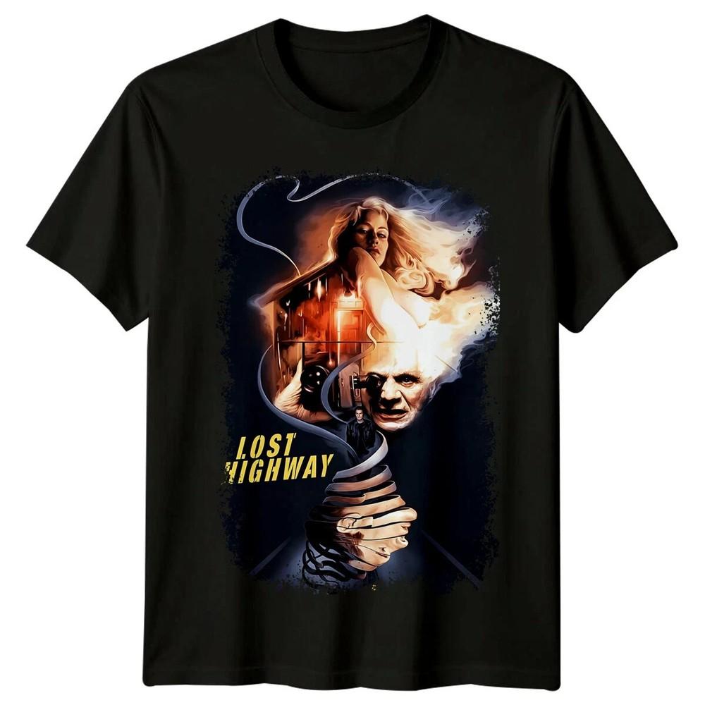 Lost Highway 1997 Movie Short Sleeve Cotton T-shirt Unisex S-5XL US1857 Unisex T-Shirt L