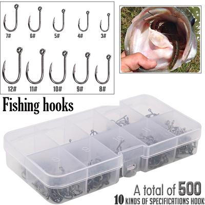 Fishing Hooks Mix Size Fresh Water Fish Hook Fishing Hooks Set Fishing Accessories