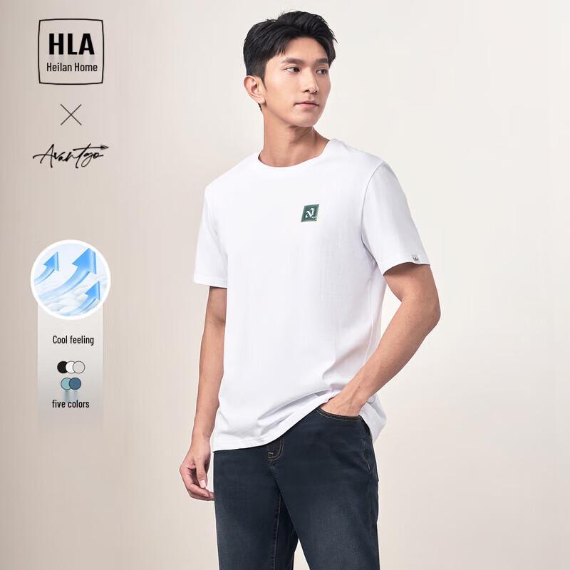 HLA Men's Cool-Touch Anti-Mite Short-Sleeve T-Shirt
