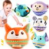 Interactive Musical Plush Bouncing Ball Toy for Baby Toddler Educational Fun with Sound and Movement