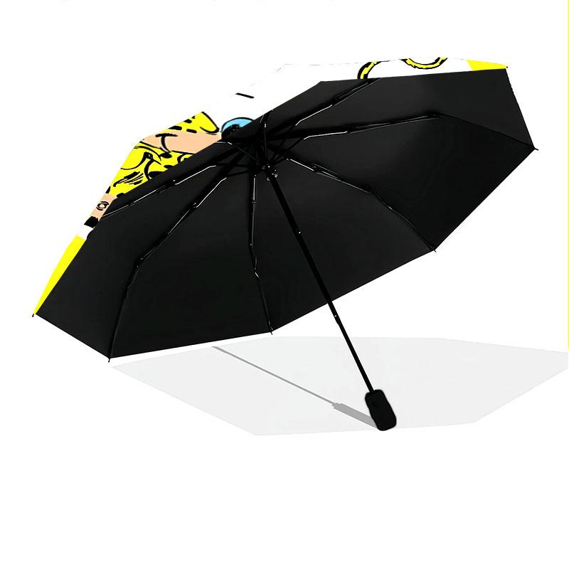 Marsupilami Pattern Pattern New Style Umbrella, 1 Piece Automatic Folding Umbrella, Portable Foldable Travel Umbrella, Outdoor Umbrella,Birthday Gift