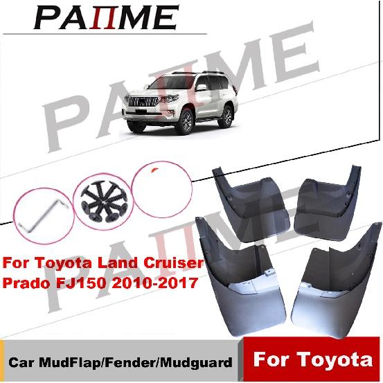 

Брызговик для Toyota Land Cruiser Prado FJ150 2010 ~ 2017 Fender Mud Guard Брызговик Брызговик Аксессуары 2011 2012 2013