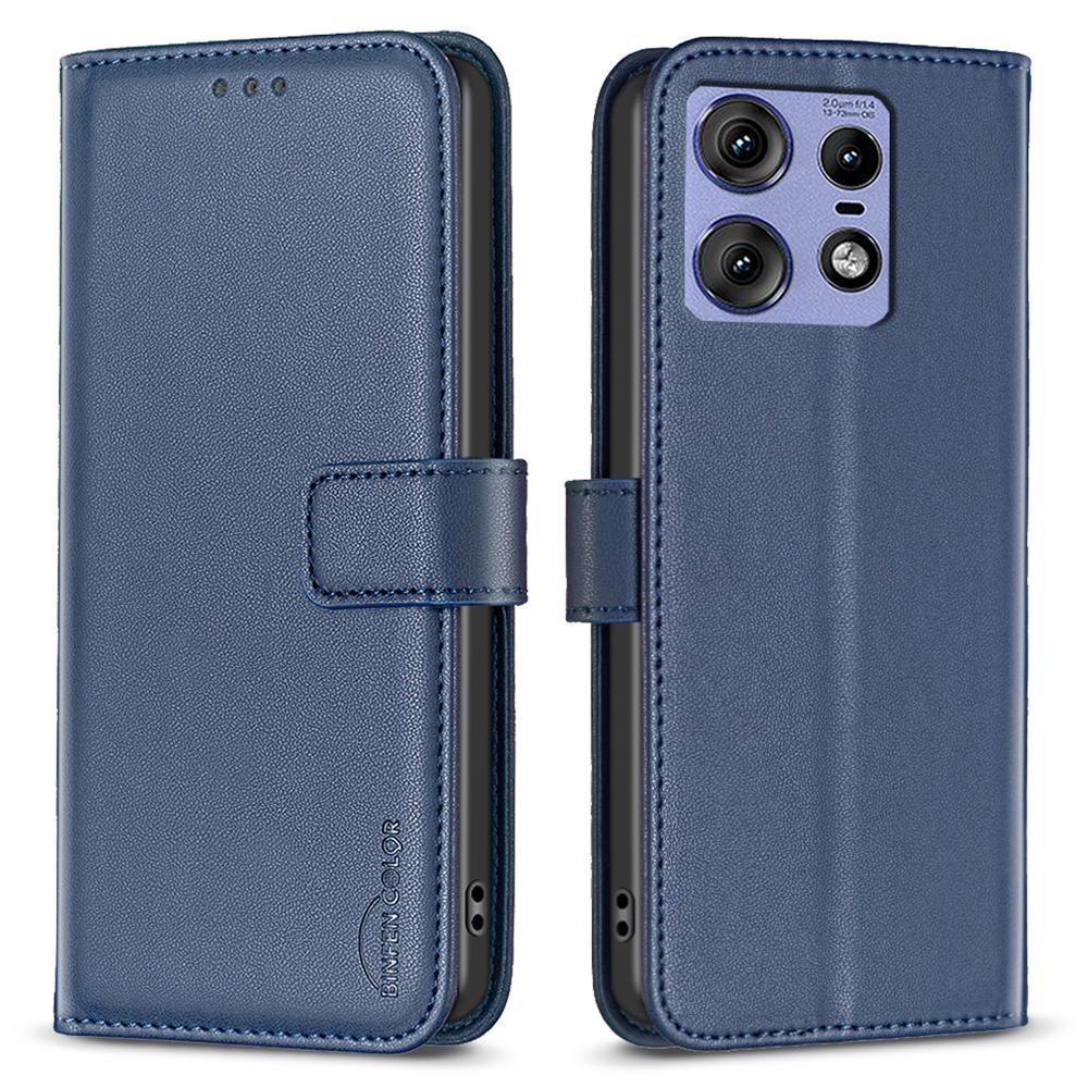 BINFEN COLOR BF17 For Motorola Edge 50 Pro 5G Wallet Case Leather Drop-resistant Phone Cover