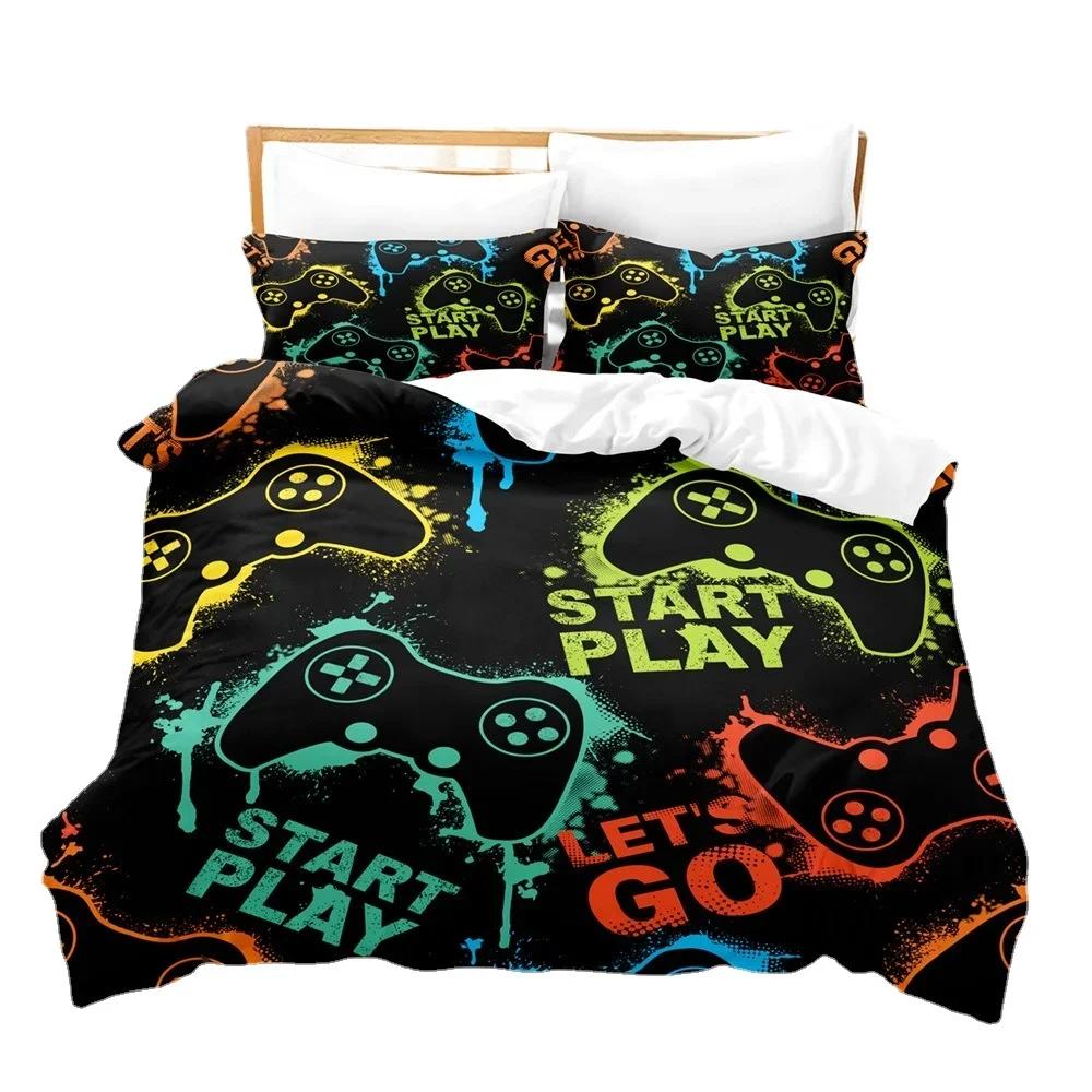 Comforter Gamer Bedding Sets For Boys Teen Gaming Video Games Comforter Playstation Designs Bed Set With