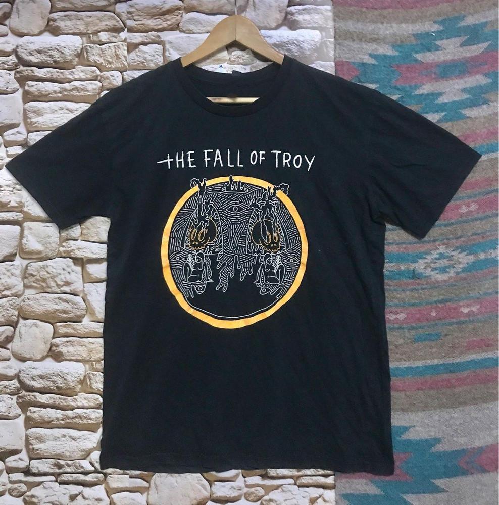 Unisex Black The Fall Of Troy Band T Shirt Full Size S-5XL Unisex T-Shirt XXL