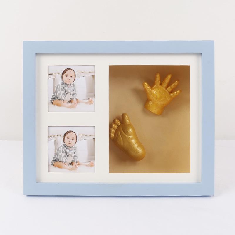 

3D Hand & Footprint Photo Frame Kit for Babies & Adults - Cloning Powder Mold Souvenir