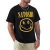 Satoshi Yellow Funny Tshirt Casual Basic Street Style Tshirt