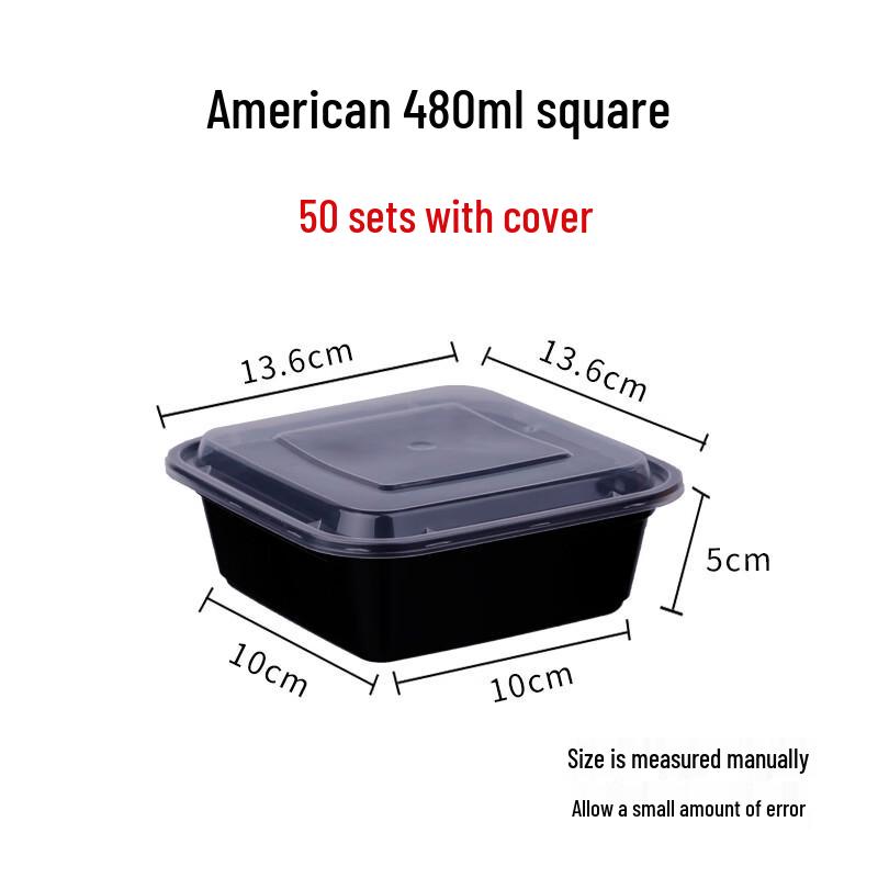Disposable Plastic Takeout Food Containers