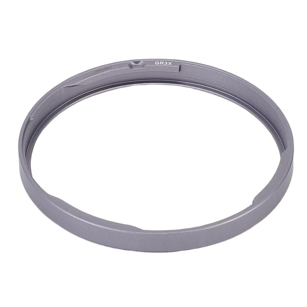 GN 2 Lens Ring Cap Fit for GRIIIX Camera Aluminum Alloy Metal Lens Decoration Ring Cap Grey
