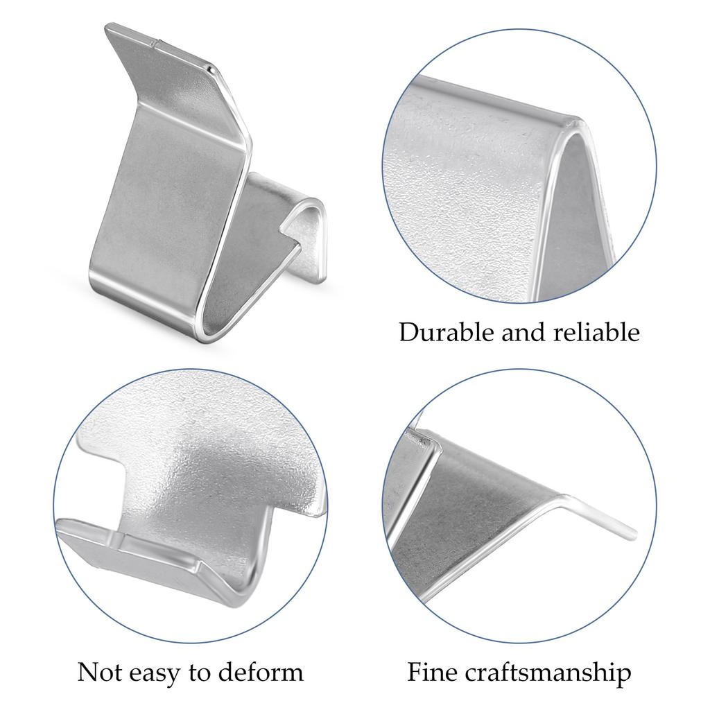 10Pcs High Strength Metal Cabinet Shelf Clips Heavy Duty Shelf Support Clips for File Cabinets Bookcase Shelving Mounting