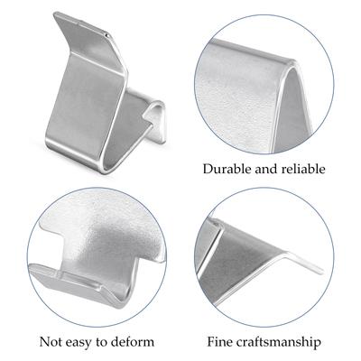 10Pcs Metal Shelf Support Clips Heavy Duty Cabinet Clips File Cabinet Support Brackets Heave Duty Shelf Clip Metal Pegs