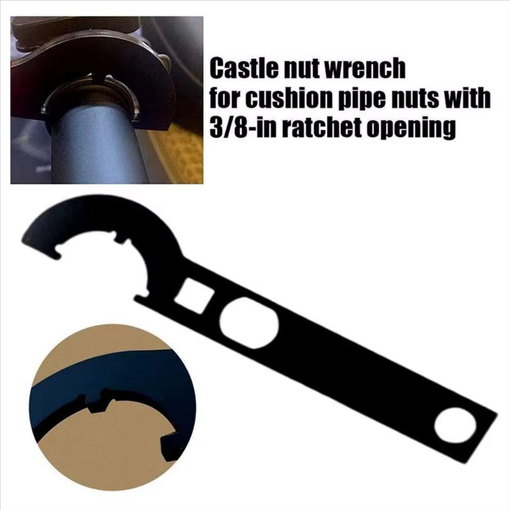 Carbon Steel Multi-Function Wrench Enhanced Torque Nut Wrench Tool Combo Wrench Combo  Installation