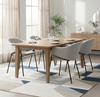 LAPO Swivel Chair Upholstered In Light Beige Fabric