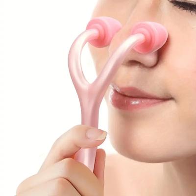 1 PEZZO Stringinaso e Raddrizzanaso Correttore Nasale Rosa Modellatore Nasale Strumento Manuale per Modellare il Naso Esaltatore Nasale Portatile