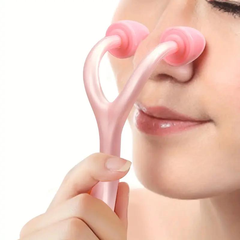 1PCS Nose Narrowing and Straightening Nose Corrector Pink Nose Shaper Manual Nose Shaping Tool Portable Nose Enhancer