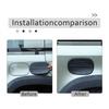 Matte Black Fuel Tank Gas Door Cover Trim For Land Rover Defender -24