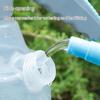 3L Pumpsprüher Kunststoff Nachfüllbare Wassersprühflasche Handsprühflasche mit Messbecher Verstellbare Düse für Gartenarbeit Reinigung Bewässerung
