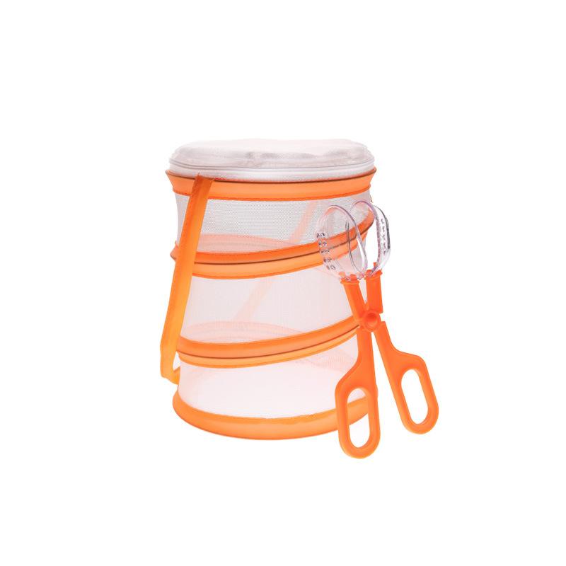 Colorful Butterfly Habitat Cage Terrarium Pop-up Clear Mesh Enclosure Butterfly Cage for Caterpillars Butterfly Habitat
