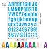 Bold Letter Sticker 1 Inch Combination Water Cup Creative Hand Account