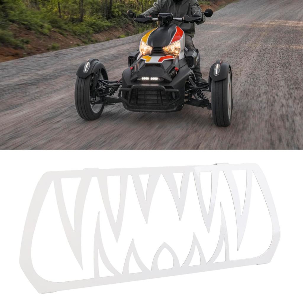 Front Grille Teeth Insert Aluminum Powder Coated Cool Look Rustproof   Lasting for Ryker All