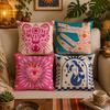 1PC Nordic Bohemian Sun Leopard Palm Cushion Cover Double sided Printed Pillowcase Comfortable Sofa Bedroom Home Decoration Gift