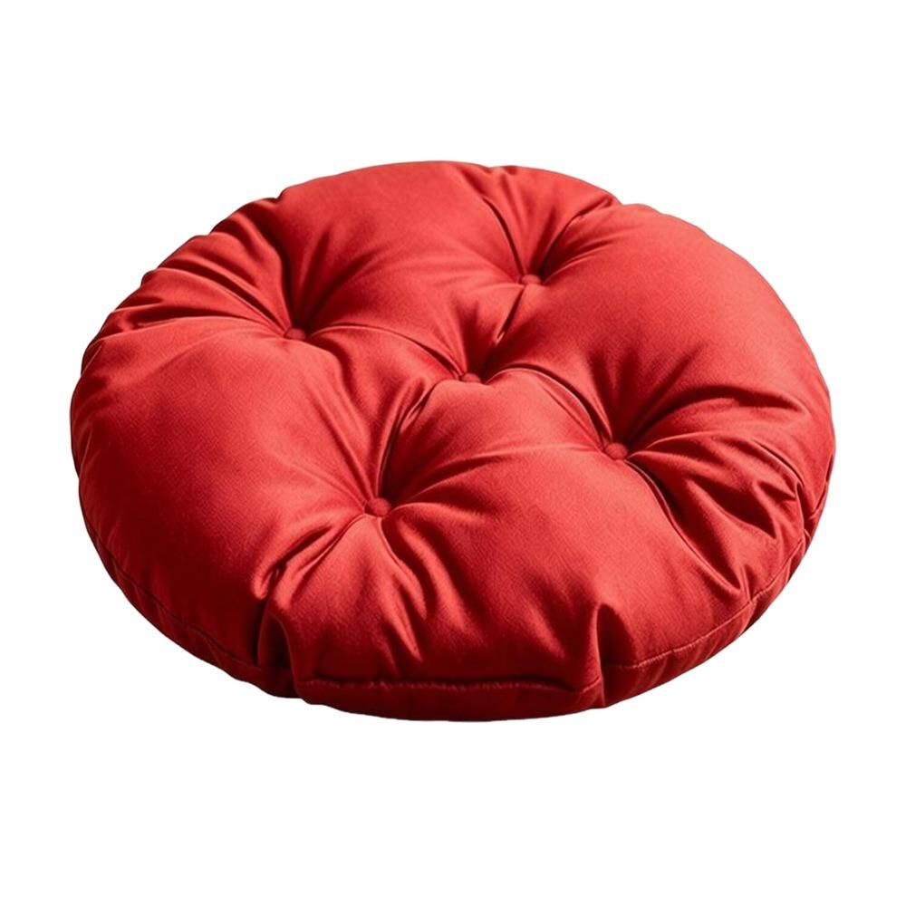 Silk Fabric Chair Cushion Round Sofa Seat Cushion Durable Tatami Mat  for Home&Office