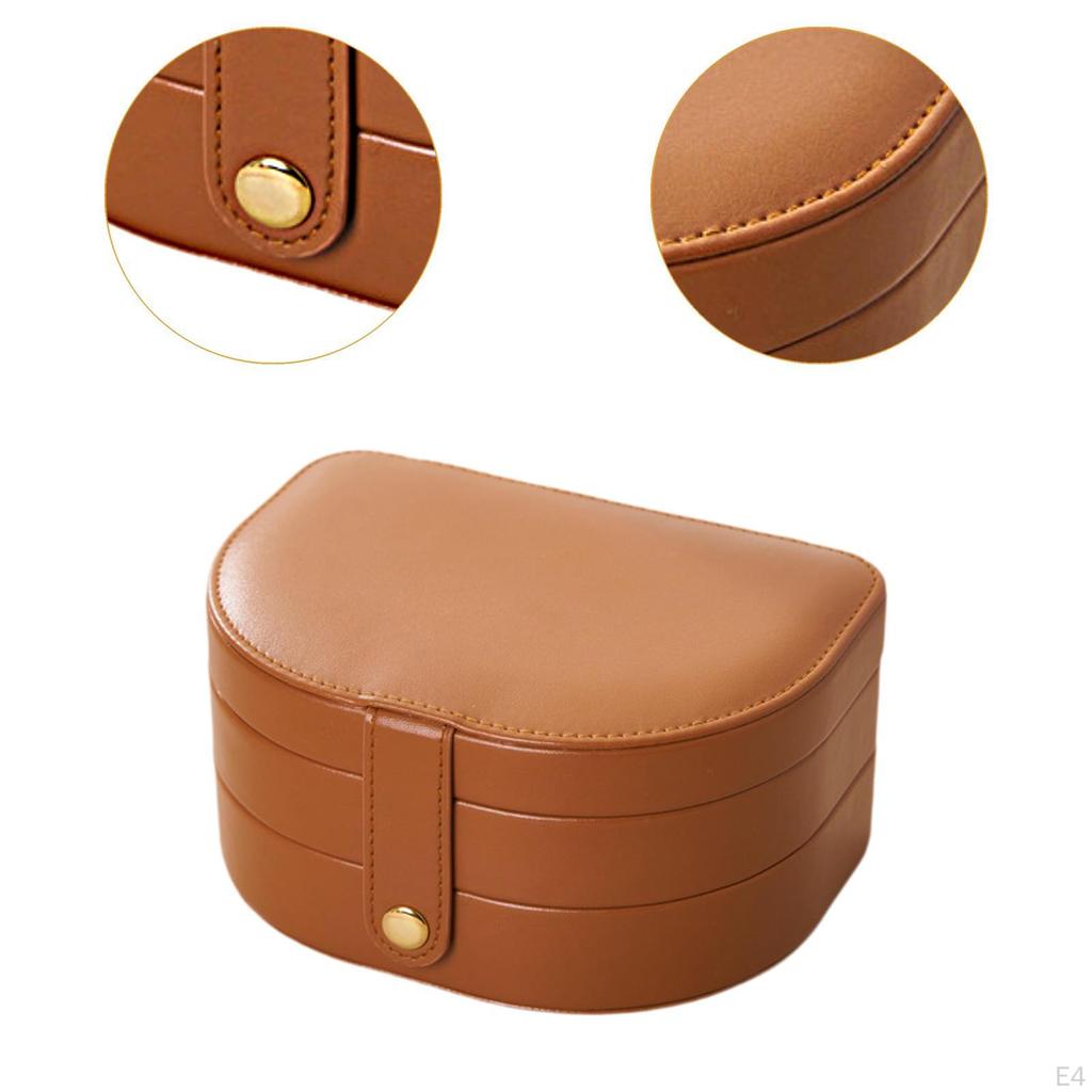 Reise Schmuckkoffer Box für Frauen Display Halter Aufbewahrungsorganizer