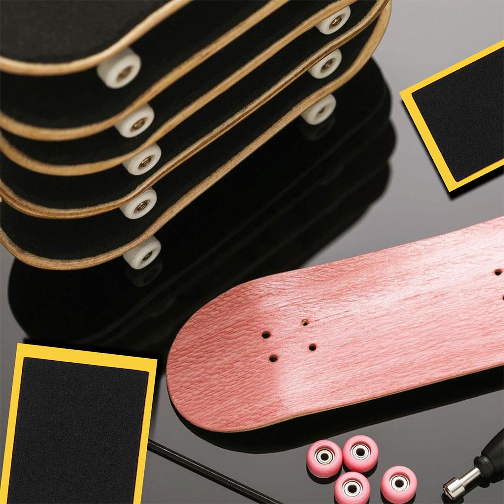 24x Autocolante Grip Tape din Spumă pentru Fingerboard Pentru Skateboarderi Performanță Anti-Alunecare Amortizare Mată