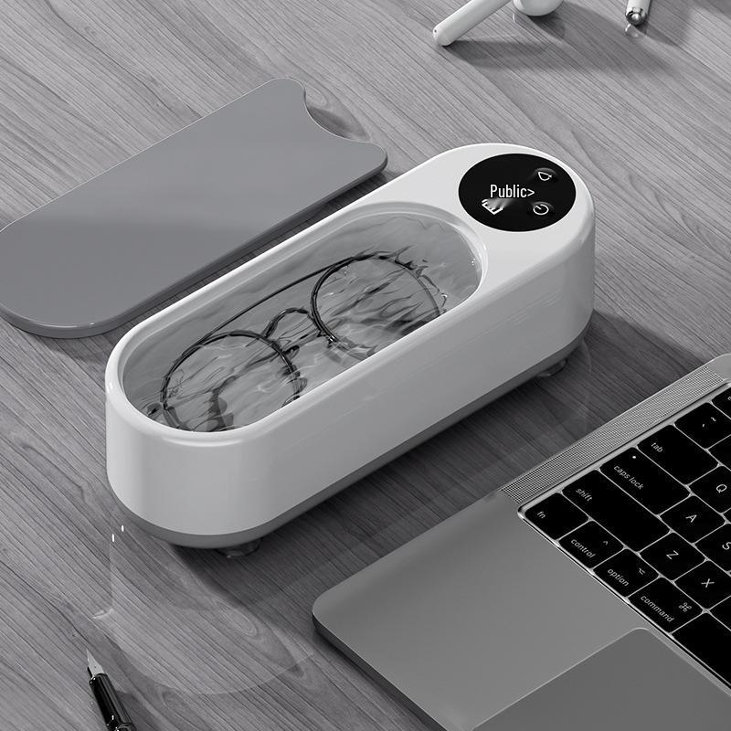 Multifunctional Ultrasonic Cleaner for Glasses, Contact Lenses, Makeup Brushes, Jewelry, and Retainers